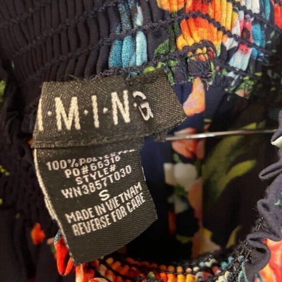 Timing Women's Sexy Off The Shoulder Tops Tie-Sleeve Smocked Off-Shoulder - Picture 5 of 7